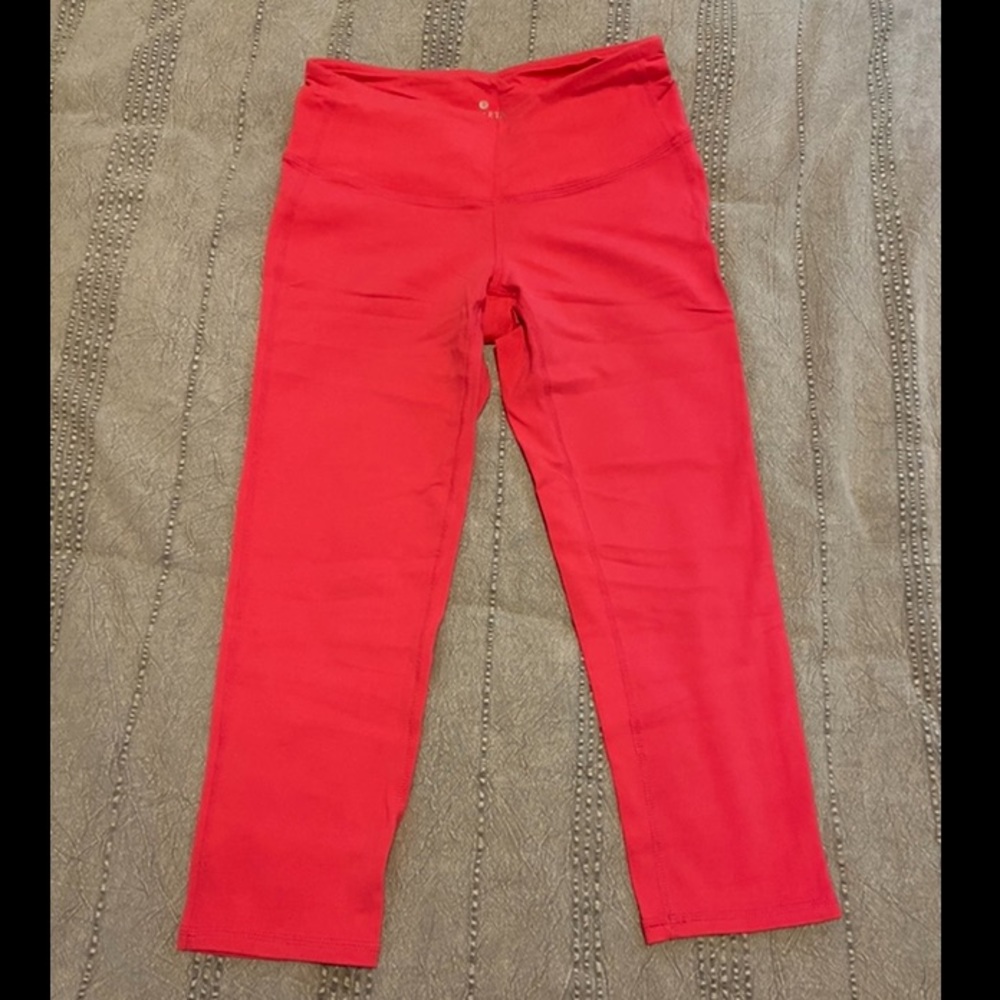 Athleta Pink Capri Leggings